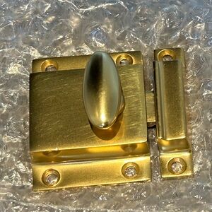 Aged brass large cupboard latch New In Bag (no box)